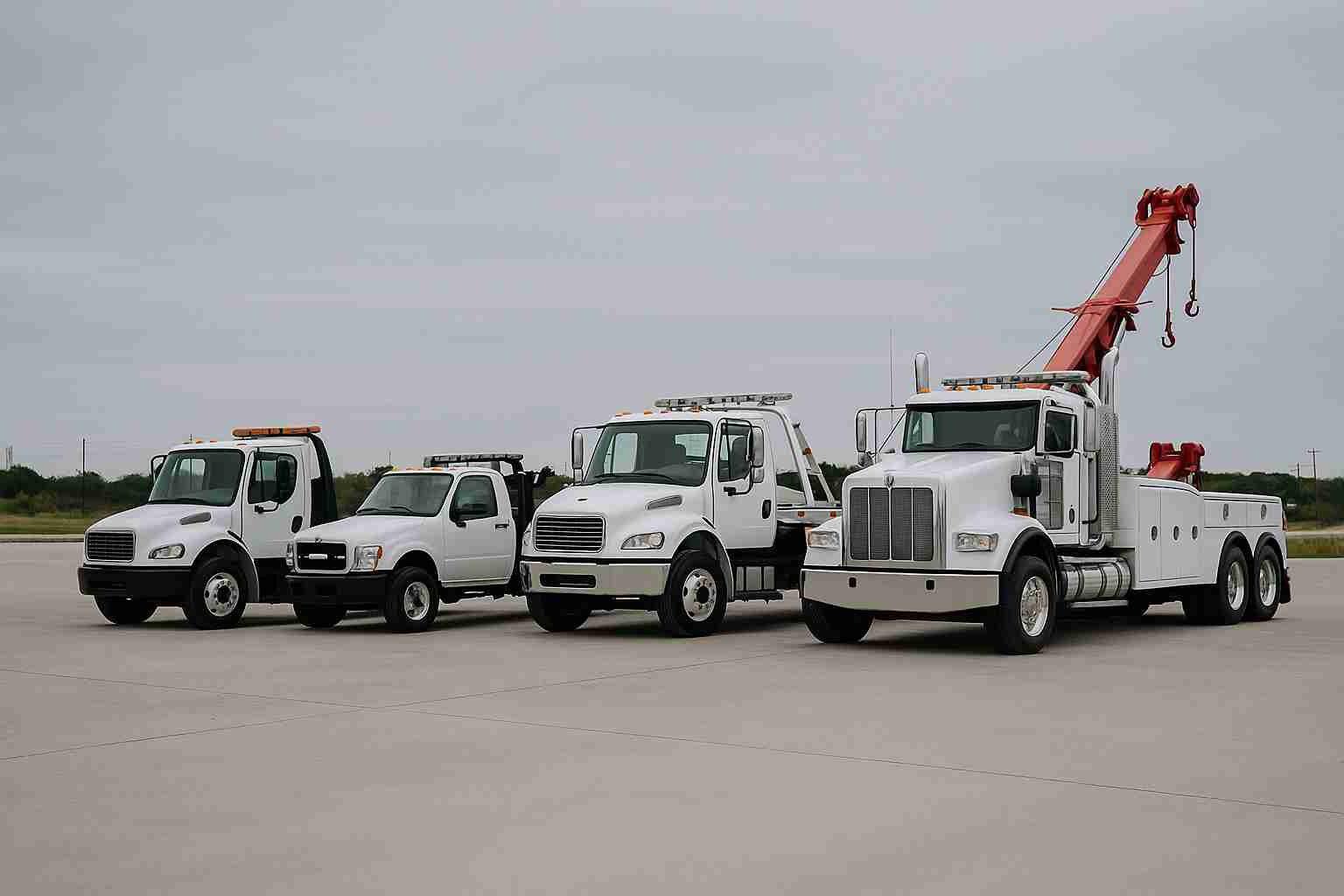 Different Types of Tow Trucks Used for Vehicle Recovery